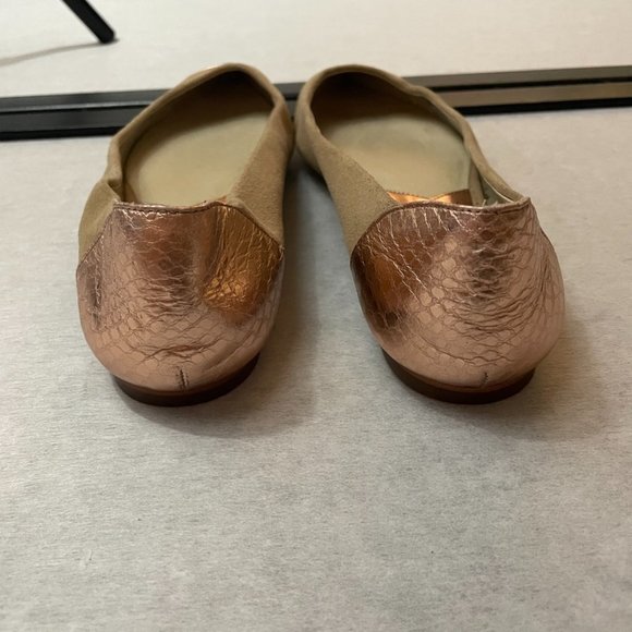 MICHAEL KORS Carissa Toe Cap Flat Rose Pointed - Picture 6 of 9